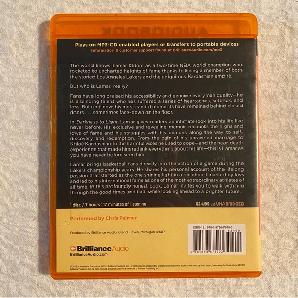 -“Darkness to Light” Audiobook MP3 CD - Picture 2 of 2